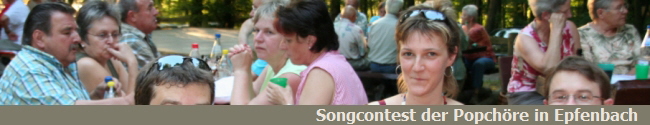 Songcontest der Popchre in Epfenbach